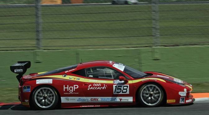 Romani-Carboni (Team Pellin,Ferrari 458 Challenge Cup #158) 
