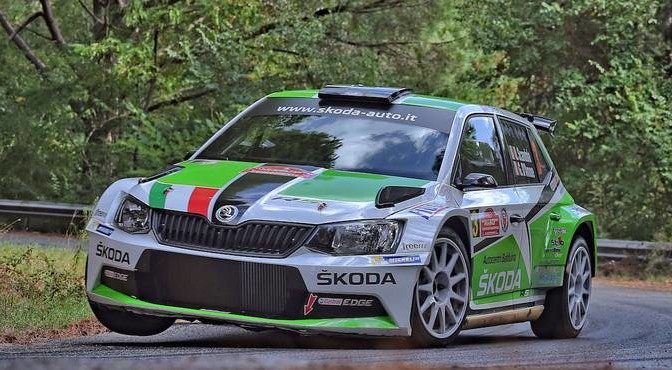 Umberto Scandola, Guido Damore (Skoda Fabia R5 #3, Car Racing)