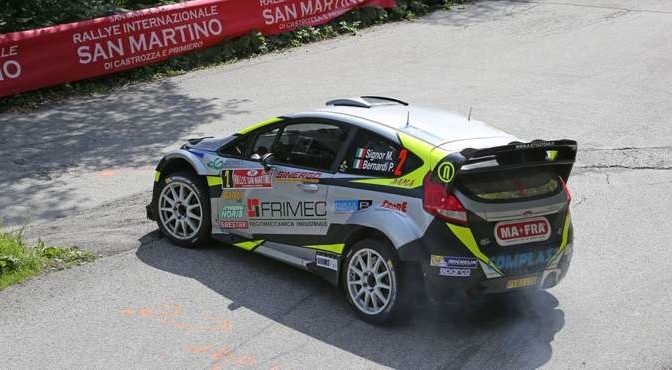 Marco Signor, Patrick Bernardi (Ford Fiesta WRC #2, Sama Racing A.S.D.) 