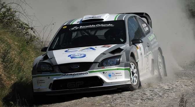 Mauro Trentin, Alice De Marco (Ford Focus WRC #7, Movisport)