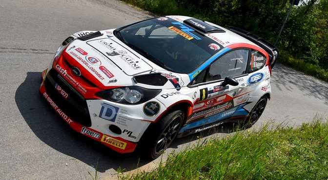Manuel Sossella, Gabriele Falzone (Ford Fiesta WRC #8, Scuderia Palladio)