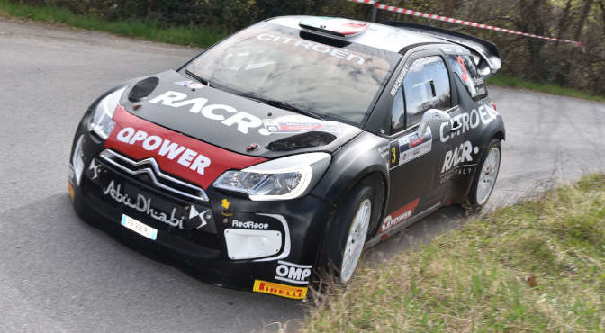 Luca Pedersoli, Anna Tomasi (Citroen DS3 WRC #3)