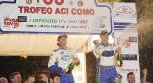 Luca Pedersoli, Matteo Romano (Citroen C4 WRC #1);