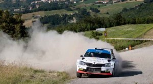 Daniele Ceccoli, Piercarlo Capolongo (Skoda Fabia R5 #14, Scuderia San Marino)