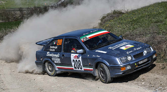 Bruno Bentivogli-Andrea Cecchi, Ford Sierra Cosworth #208