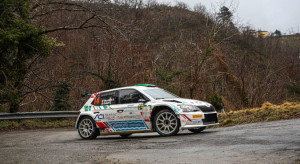 Andrea Mazzocchi-Silvia Gallotti, Skoda Fabia R5 #14, Leonessa Corse