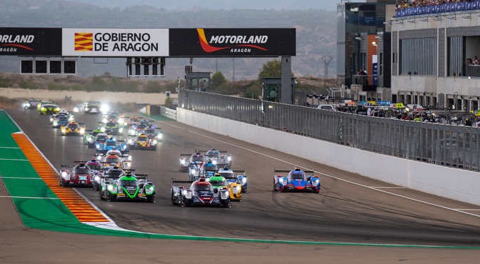 Start - European Le Mans Series - 4 Hours of Aragon - Motorland Aragon - Alcaniz - Spain -