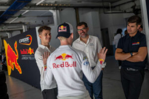seen during the Red Bull Driver Search in Estoril, Portugal on August 6, 2025.